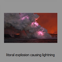 litoral explosion causing lightning